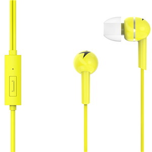 Genius HS-M300 Yellow In-Earphones With Inline Mic