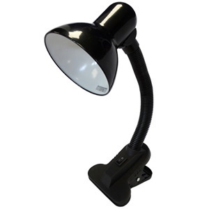 Sansai Clip On Desk Lamp Black