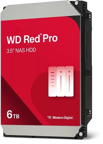 Western Digital WD Red Pro 6TB Sata 3.5" 7200RPM 256MB Nas HDD 5Yr WTY.