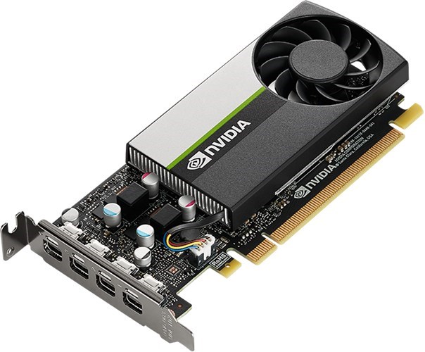 PNY Technologies Nvidia Quadro T600e 4GB Pcie Graphics Card 4*miniDP Low Profile