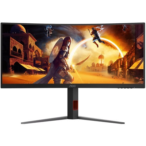 Aoc Cu34g4 34" Curved 3440X1440 0.5MS Hdmi DP 180Hz Monitor