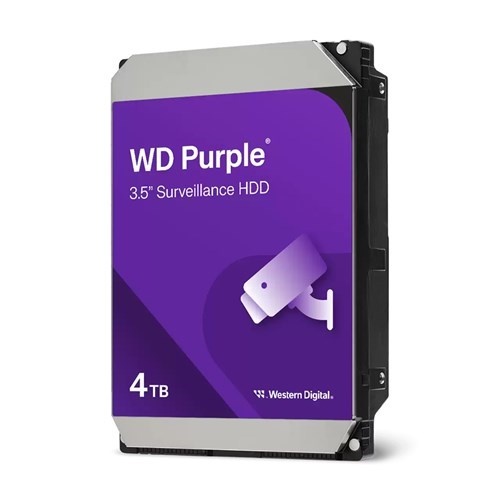Western Digital WD Purple 4TB Sata 3.5" Intellipower 64MB Surveillance HDD 3Yr WTY