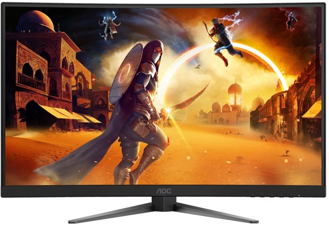 Aoc CQ27G4 27" Curved 2560X1440 QHD 1MS Hdmi DP 260Hz Ergo Monitor