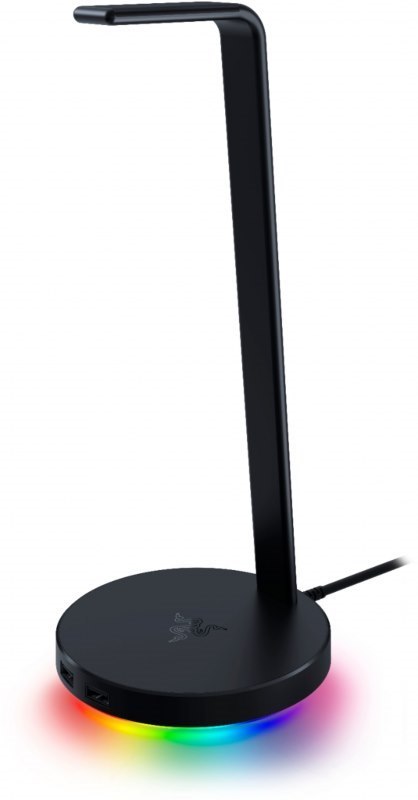 Razer Base Station V2 Chroma - Chroma Enabled Headset Stand With Usb 3.1 Hub And 7.1 Surround Sound