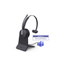 Yealink (BH70 Mono With Stand Teams Usb-C/A) Microsoft Certified Teams Bluetooth Wireless Headset, Mono, 3-Mic Beamforming Noise Cancellation, Usb-C/A, Dongle &