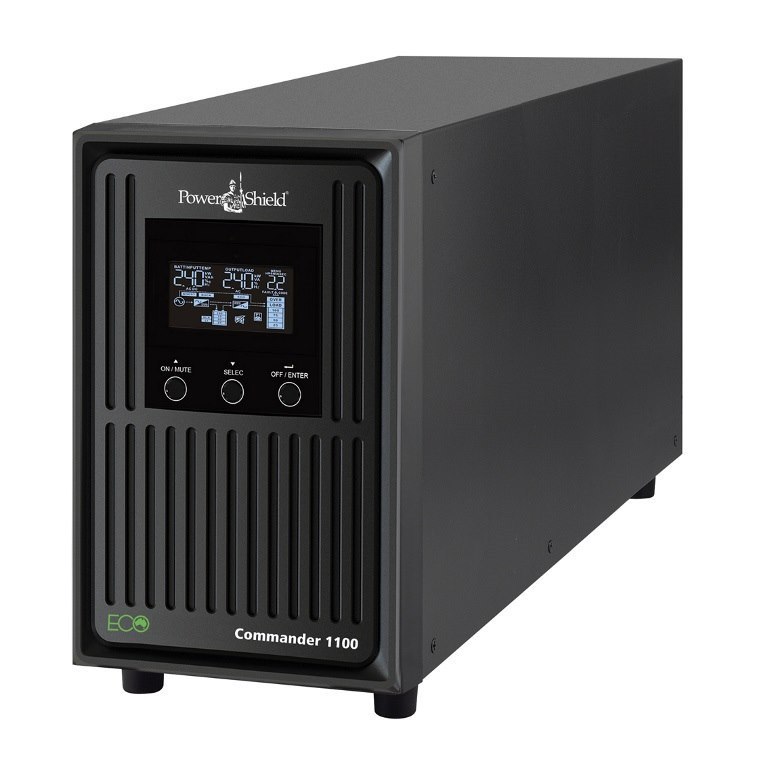 PowerShield Commander 2000Va / 1800W Line Interactive Pure Sine Wave Tower Ups With Avr. Telephone / Modem / Lan Surge Protection, Australian Outlets - 10amp Power Outlet