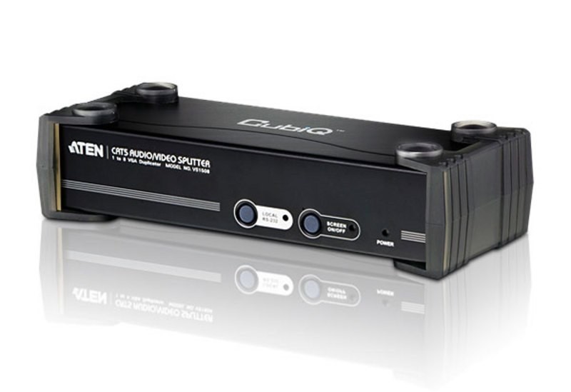 Aten Professional Video Splitter 8 Port Vga Video Splitter Over Cat5 W/ Audio And RS-232, 1920x1200@60Hz Or 150M Max (LS)