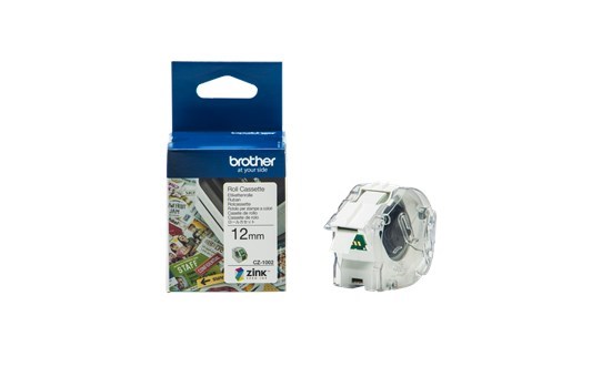 Brother CZ-1002 Full Colour Continuous Label Roll, 12MM Wide To Suit VC-500W