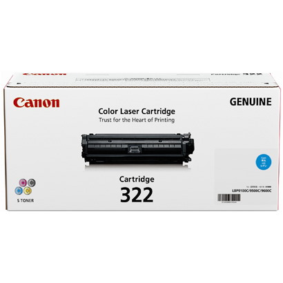 Canon 322IIC Original Laser Toner Cartridge - Cyan Pack