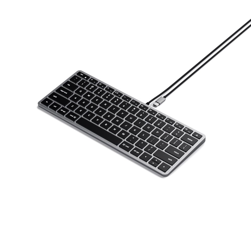 Satechi Slim W1 Wired Backlist Keyboard (Space Grey)