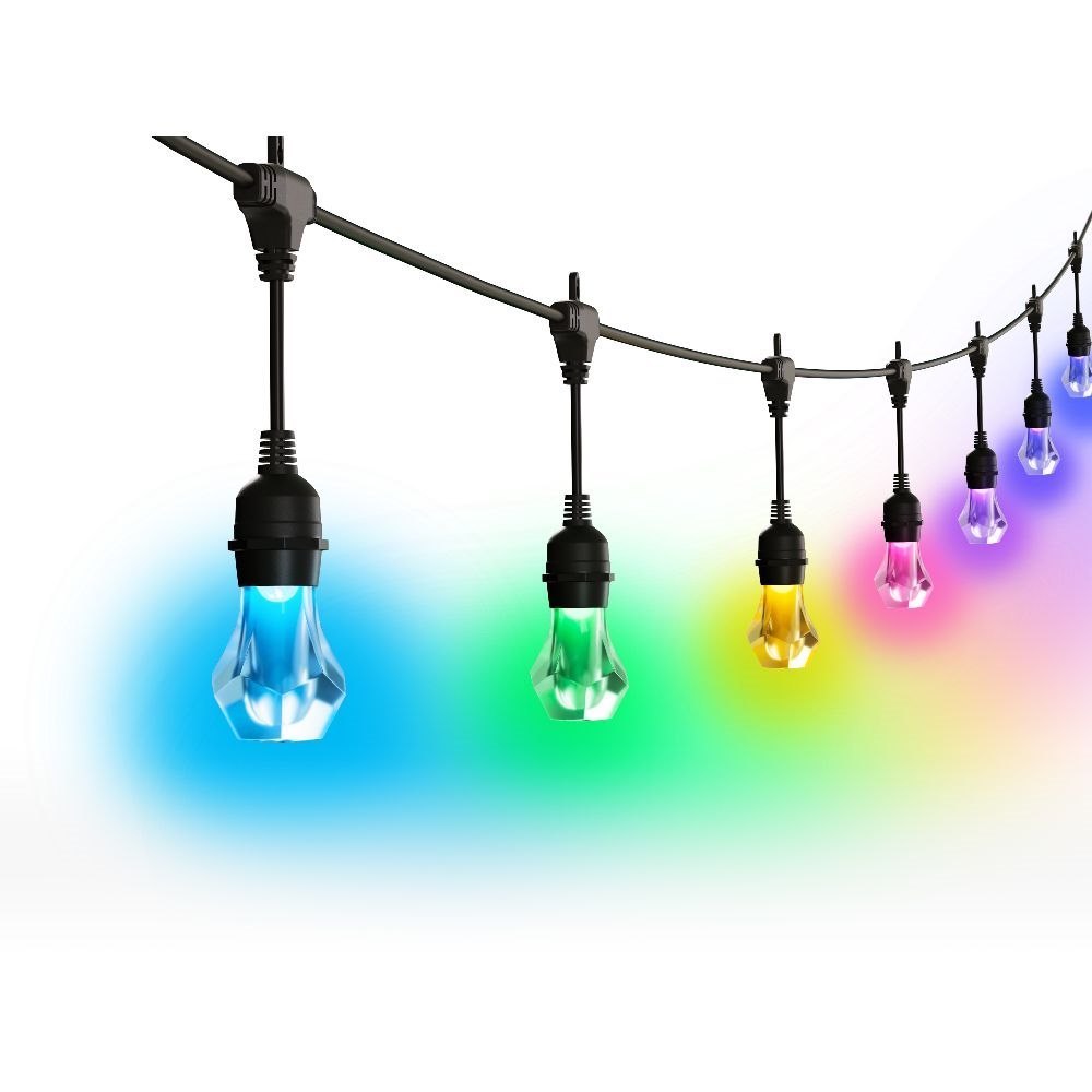 Nanoleaf Smart Multicolour Outdoor String Lights Smarter Kit (Matter Compatible) - 15 M