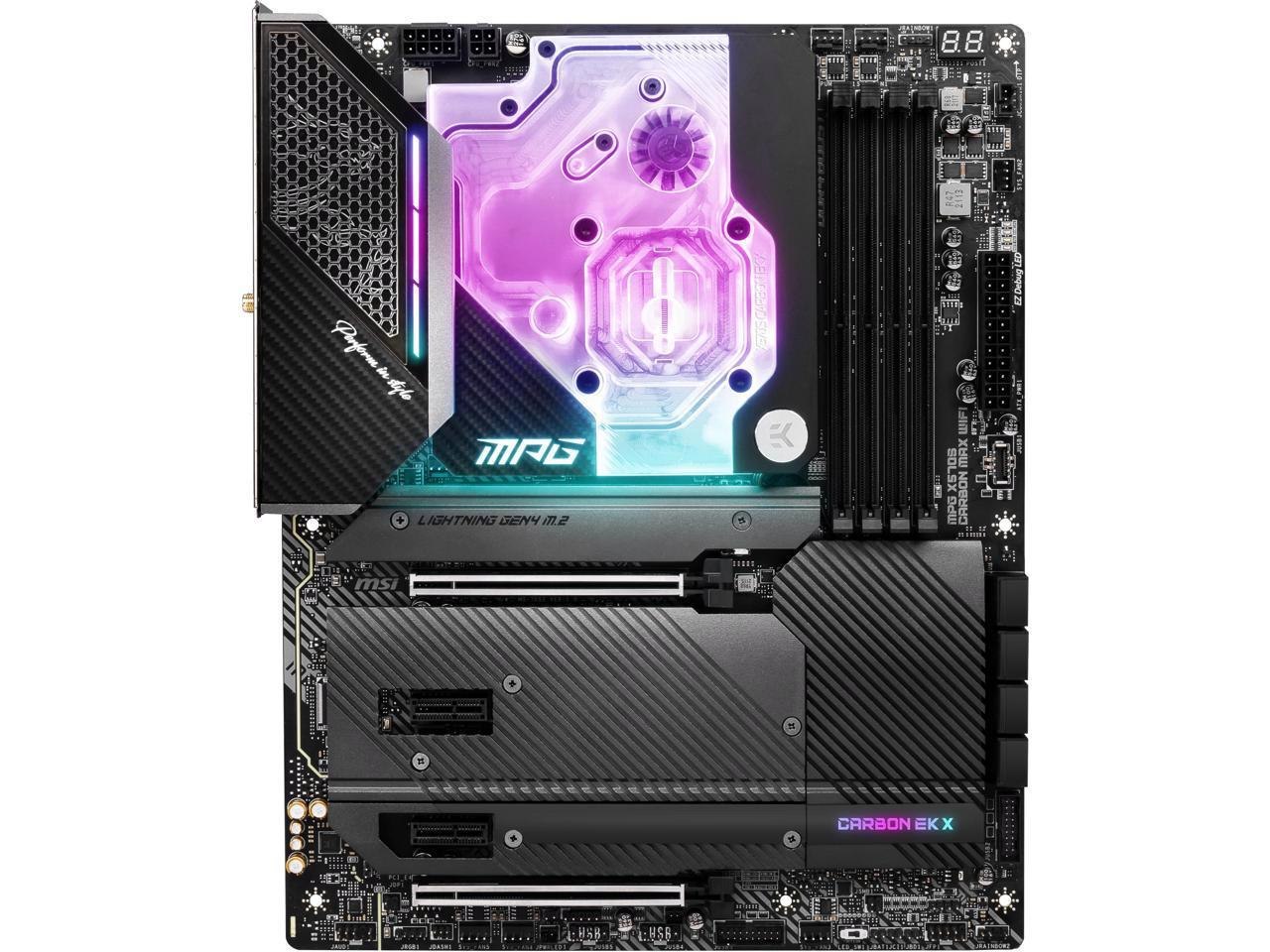 Msi MPG X570S Carbon Ek X Am4 Amd X570 Sata 6Gb/s Atx Amd Motherboard