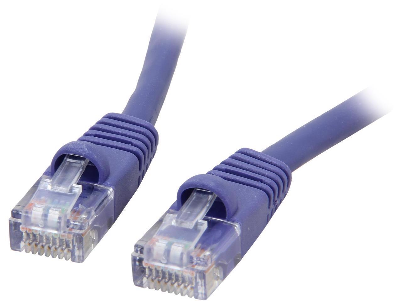 Rosewill Cy-Cat5e-01-Pr 1 FT. Cat 5E Purple 350Mhz Utp Network Cable