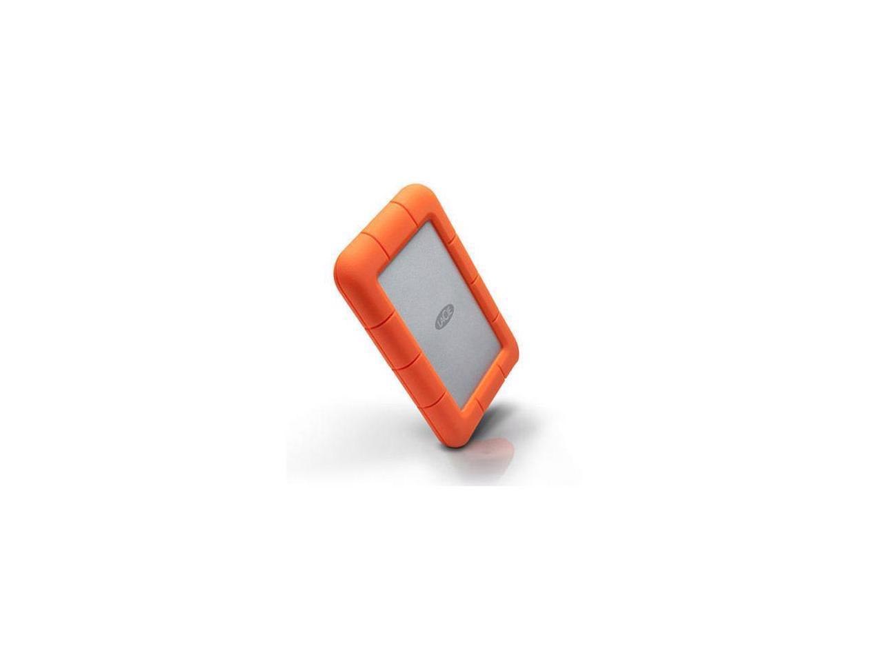 LaCie 2TB Rugged Mini External Hard Drive Usb 3.0 Model Lac9000298 Orange