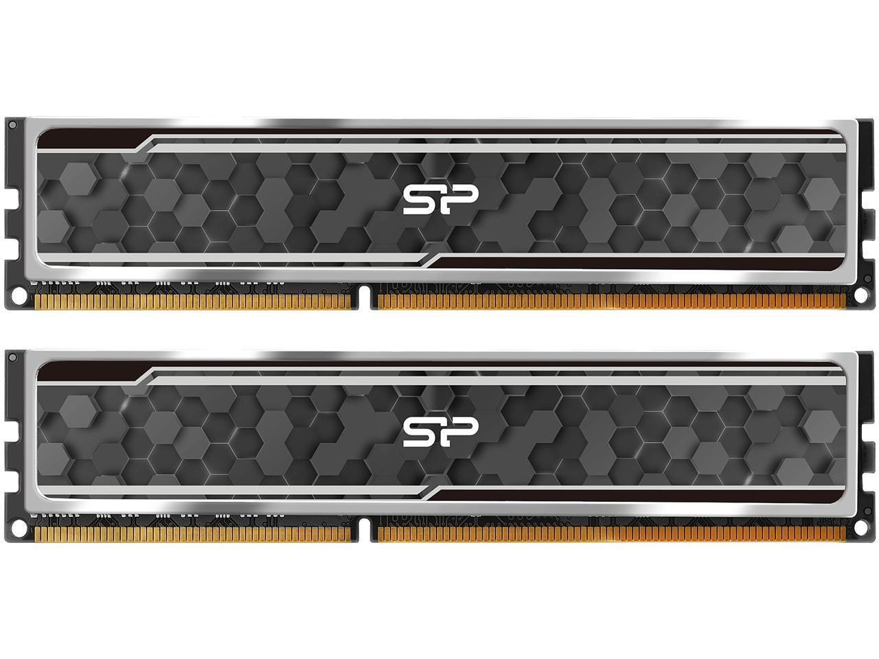 Silicon Power 16GB (2 X 8GB) 288-Pin DDR4 Sdram DDR4 2666 (PC4 21300) Desktop Memory Model Su016gblfu266bd2j5