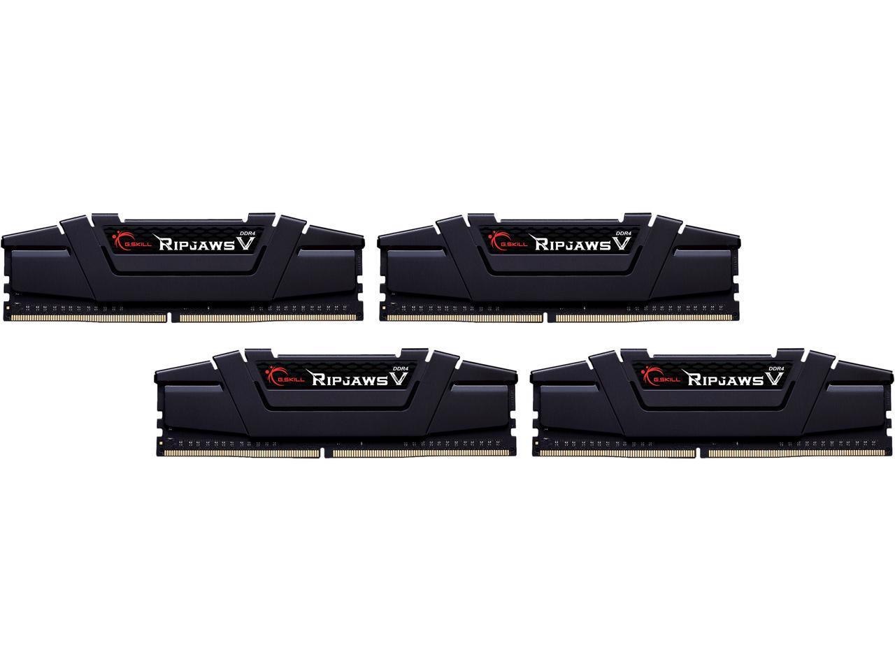 G.Skill Ripjaws V Series 32GB (4 X 8GB) 288-Pin DDR4 Sdram DDR4 3600 (PC4 28800) Desktop Memory Model F4-3600C16Q-32GVKC