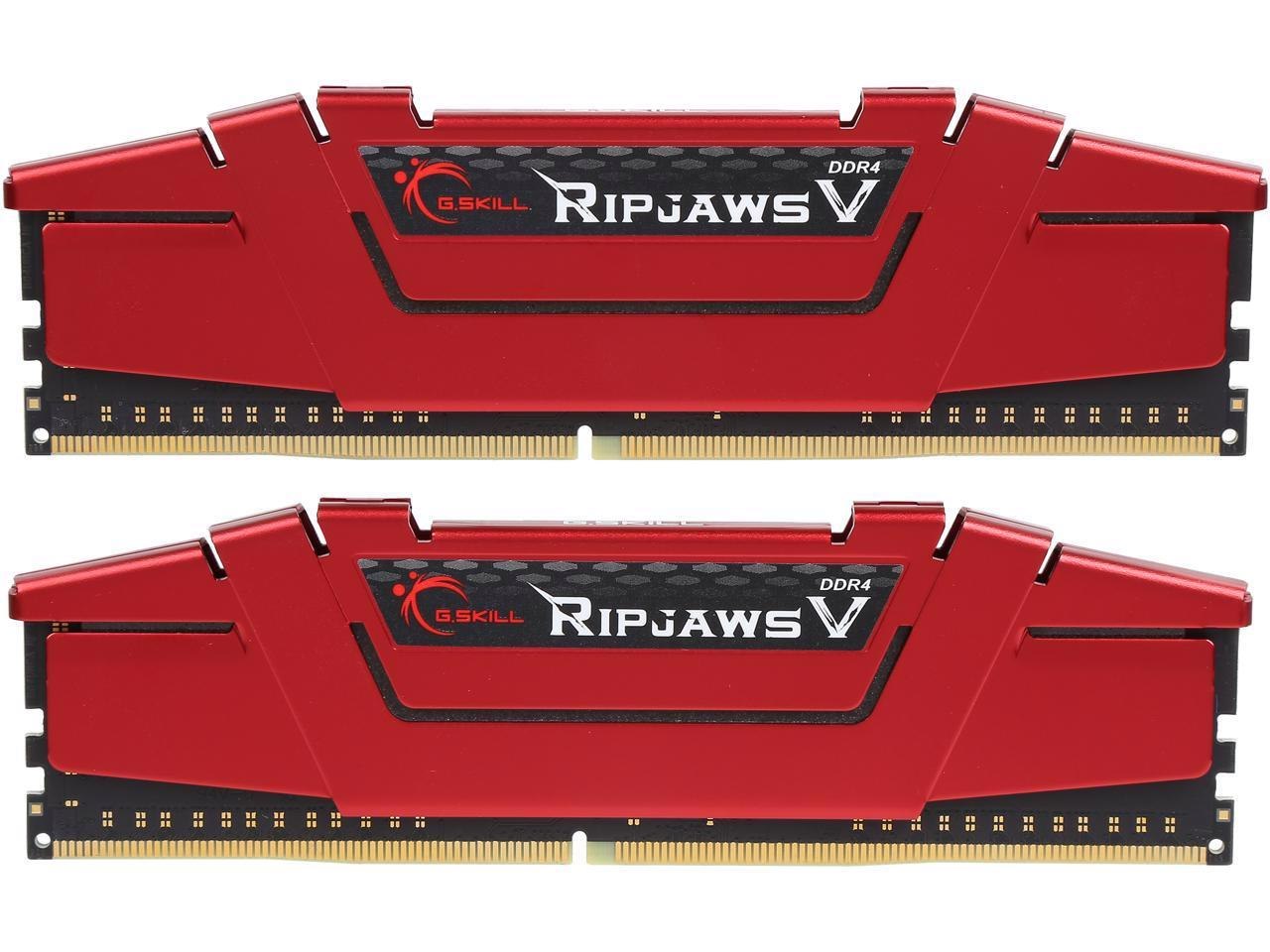 G.Skill Ripjaws V Series 16GB (2 X 8GB) 288-Pin DDR4 Sdram DDR4 3200 (PC4 25600) Desktop Memory Model F4-3200C16D-16GVRB