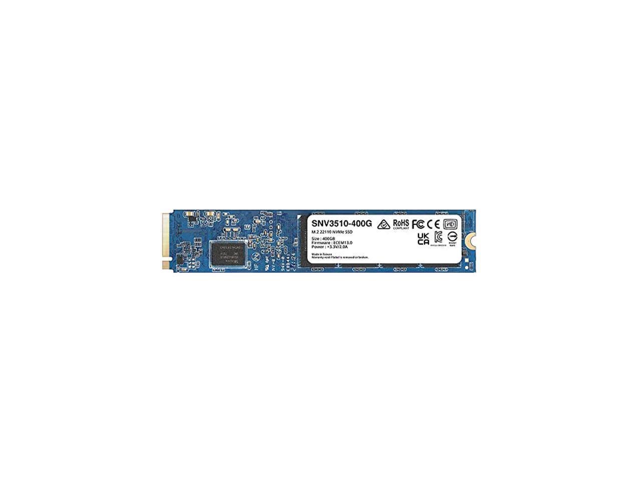 Synology SNV3000 SNV3510-400G 400 GB Solid State Drive - M.2 22110 Internal - PCI Express NVMe (PCI Express NVMe 3.0 x4)