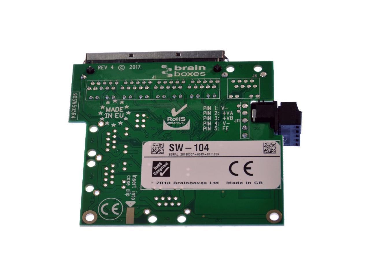 Brainboxes Embedded 4Port Ethernet Switch