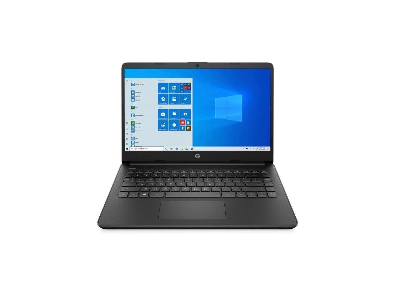 HP 14 Series 14" Touchscreen Laptop Intel Celeron N4020 4GB Ram 64GB Emmc Jet Black - Intel Celeron N4020 Dual-Core - M365 Personal 1 YR Subscription Included