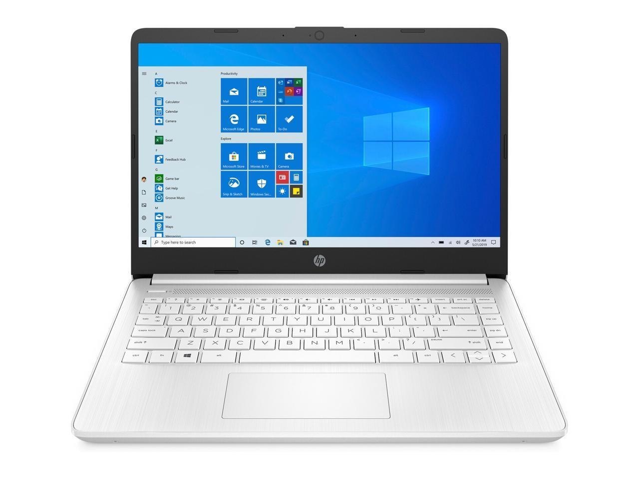 HP 14 Series 14" Touchscreen Laptop Intel Celeron N4020 4GB Ram 64GB Emmc Snow White - Intel Celeron N4020 Dual-Core - M365 Personal 1 YR Subscription Included