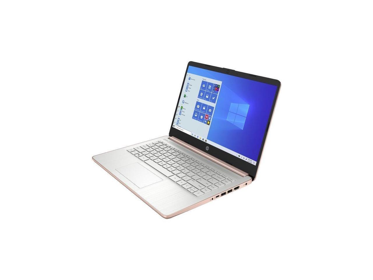 HP 14-DQ0000 14-DQ0030NR 14" Notebook - HD - 1366 X 768 - Intel Celeron N4020 Dual-Core (2 Core) 1.10 GHz - 4 GB Ram - 64 GB Flash Memory - Pale Rose Gold