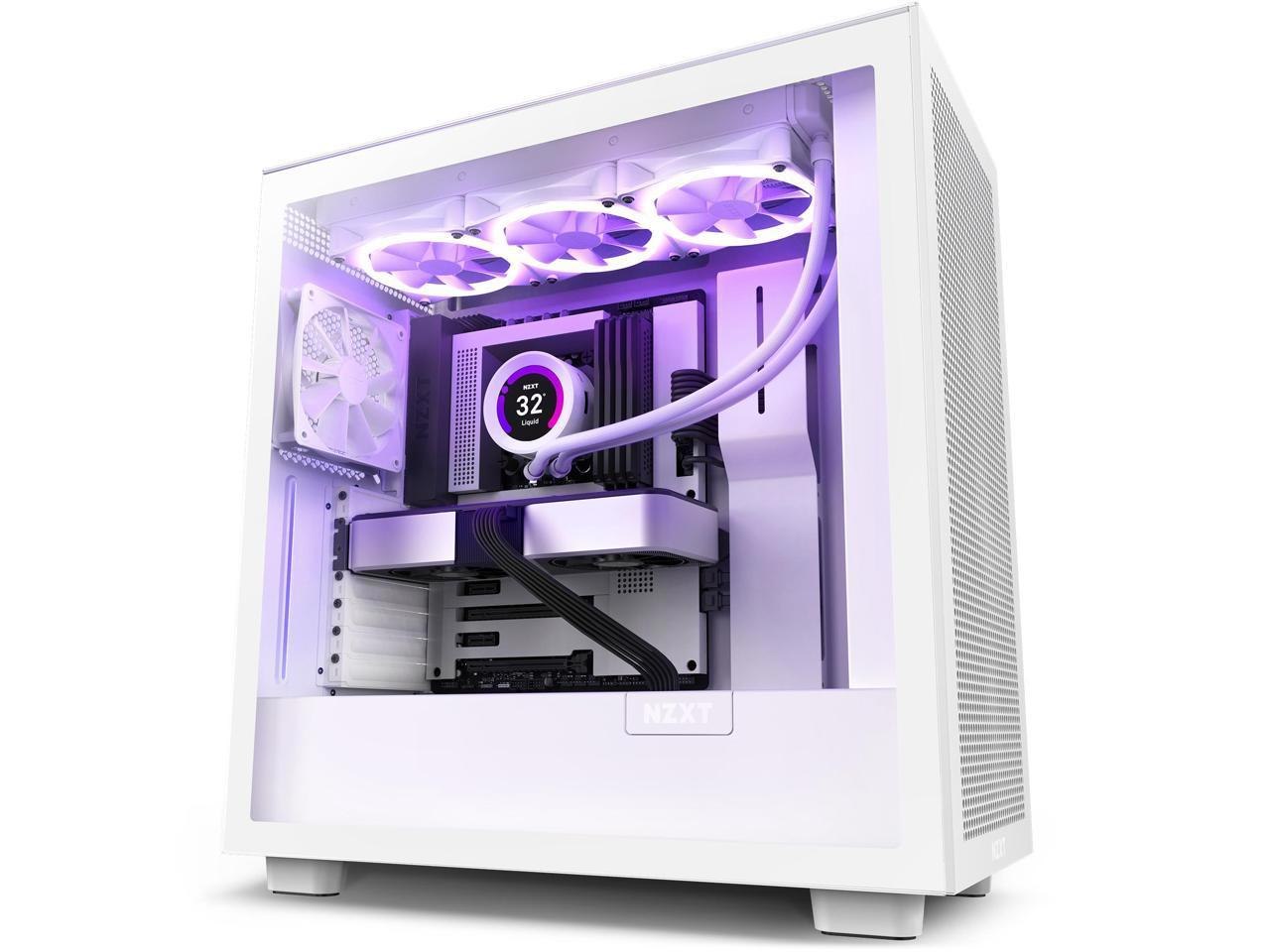 NZXT H7 Flow Mid TWR All White