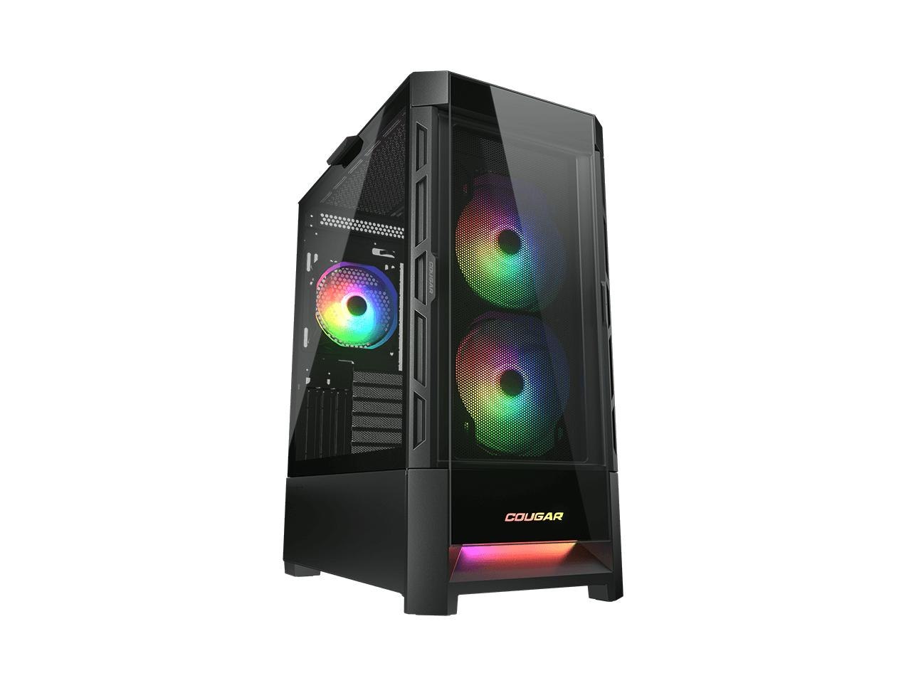 Cougar Duoface CGR-5ZD1B-RGB Black Mid Tower Computer Cases