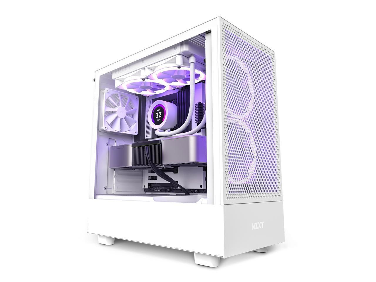 NZXT H5 Flow - All White CC-H51FW-01 White SGCC Steel