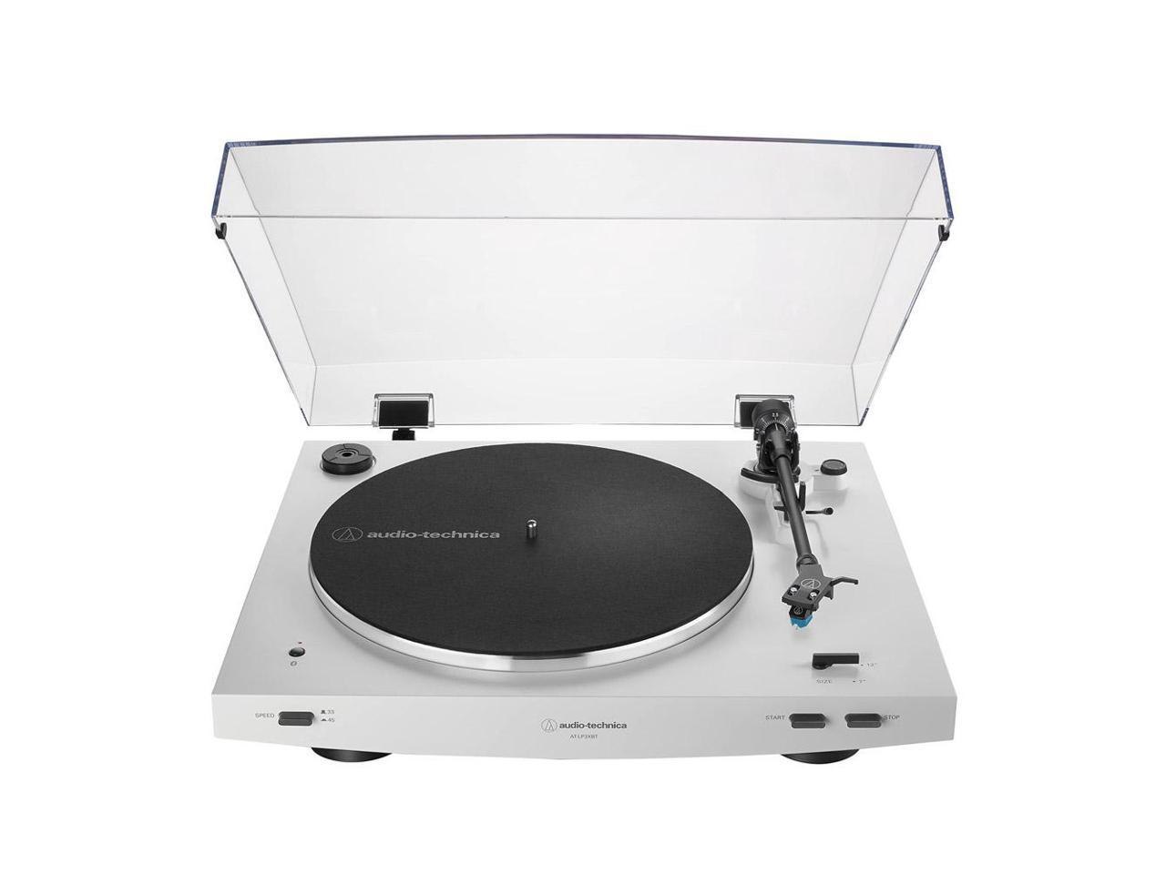 Audio-Technica At-Lp3xbt-Wh Fully Automatic Wireless Belt-Drive Turntable - White