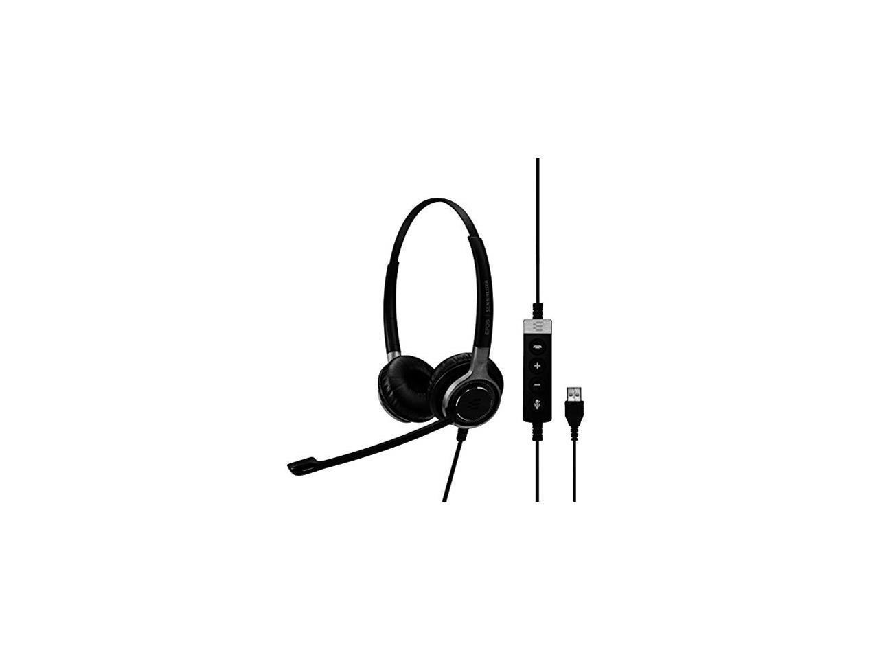 Sennheiser Epos Sennheiser SC 660 504553 Binaural On-Ear Wired Usb Headset W/ Microphone
