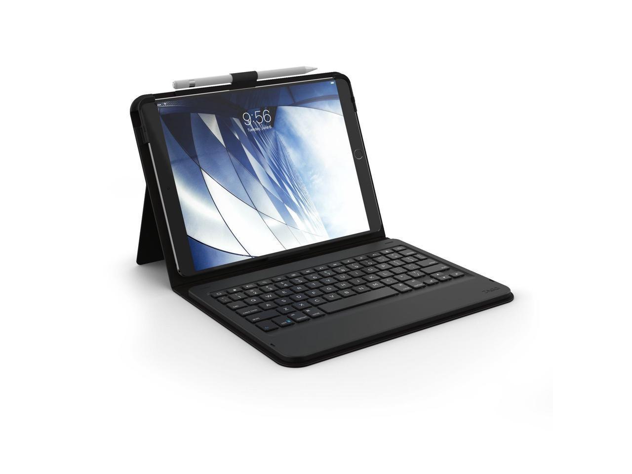 ZAGG Keyboard/Cover Case (Folio) for 10.5" Apple iPad Pro Tablet - Black