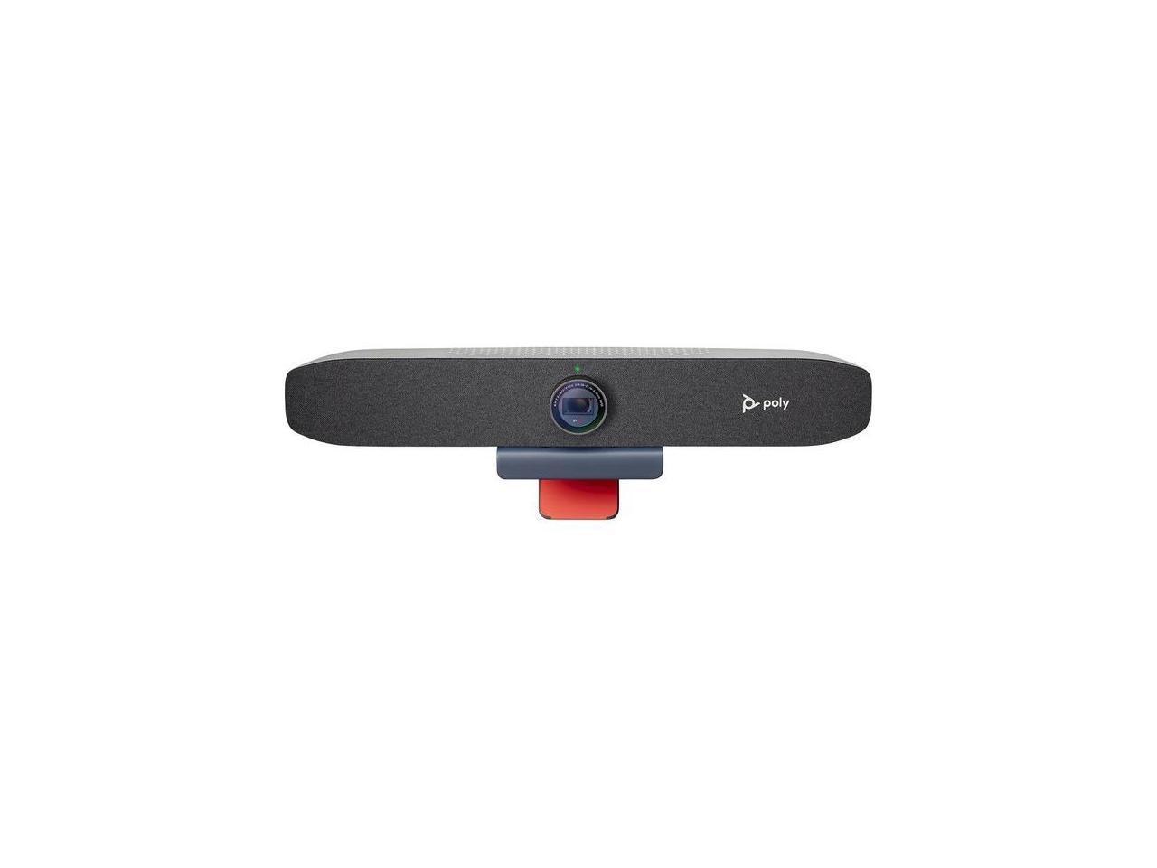 Plantronics Poly Studio P15 Personal Video Bar (Plantronics + Polycom) - Complete Audio + Premium 4K Webcam Solution - Camera