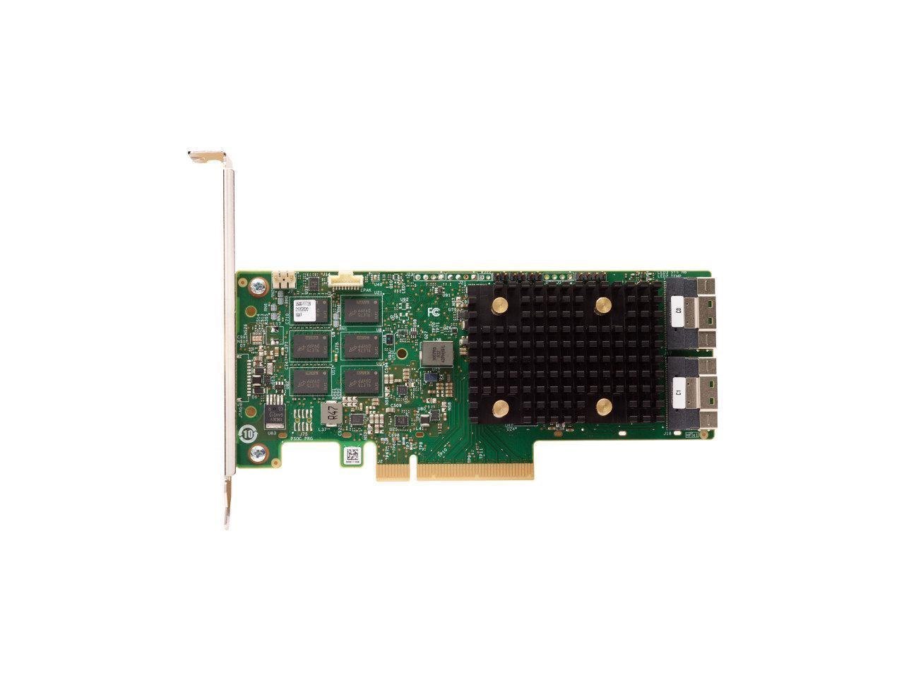 Broadcom 9500 Series 8I Tri-Mode - Host Bus Adapter - 8 Channel - Sata 6Gb/s / Sas 12Gb/s / PCIe 4.0 (NVMe) - PCIe 4.0 X