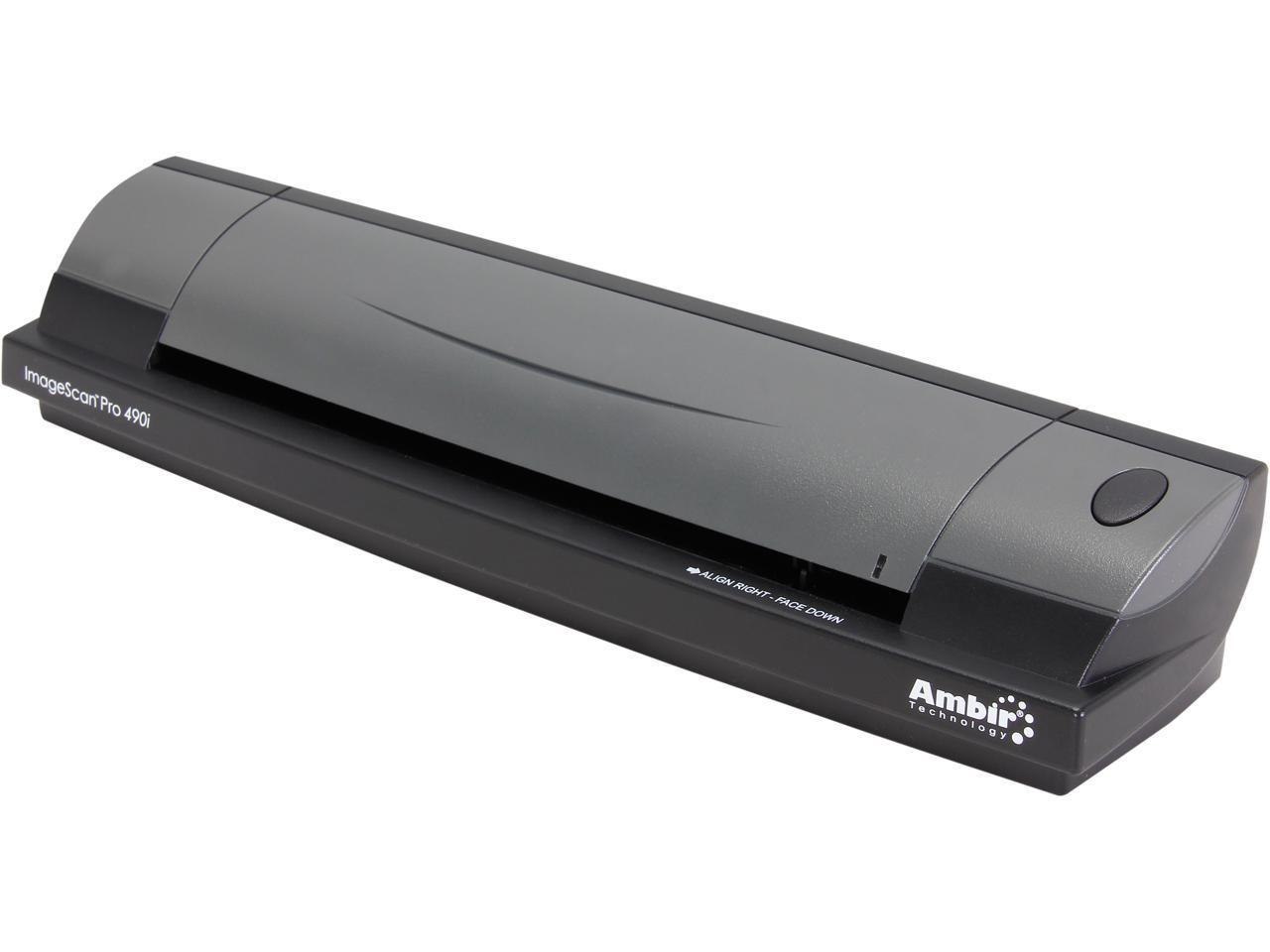 Ambir ImageScan Pro 490I (Ds490-As) 48-Bit Internal Color