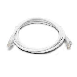 8Ware Cat 6A Utp Ethernet Cable, Snagless - White 0.5M