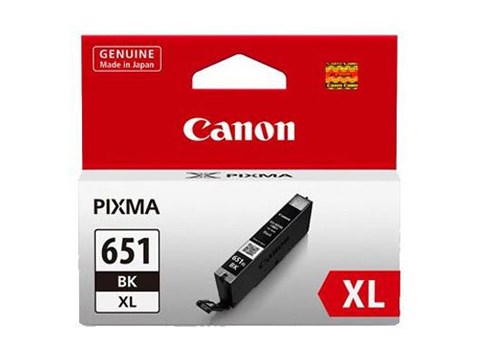 Canon CLI-651XLBK Original Extra High Yield Inkjet Ink Cartridge - Black Pack