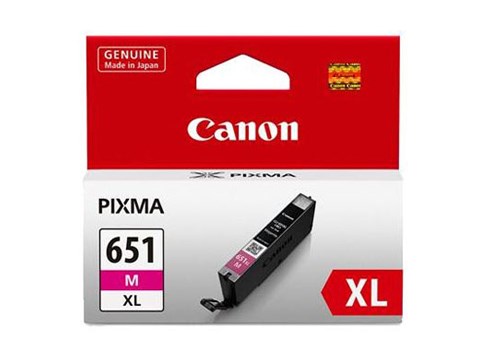 Canon CLI-651XLM Original Extra High Yield Inkjet Ink Cartridge - Magenta Pack