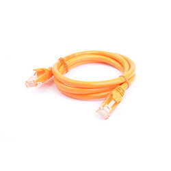 8Ware Cat 6A Utp Ethernet Cable, Snagless  - 1M (100CM) Orange
