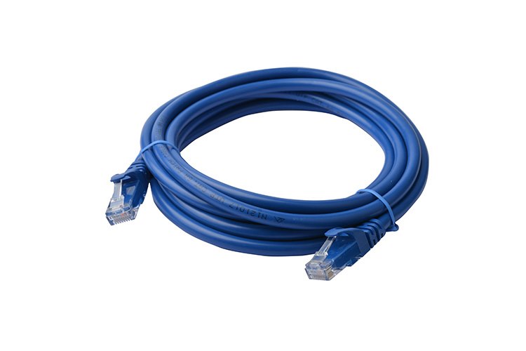 8Ware Cat 6A Utp Ethernet Cable, Snagless&#160; - 3M Blue