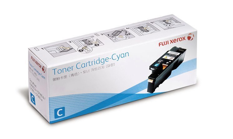 Fuji Xerox Original Laser Toner Cartridge - Cyan Pack