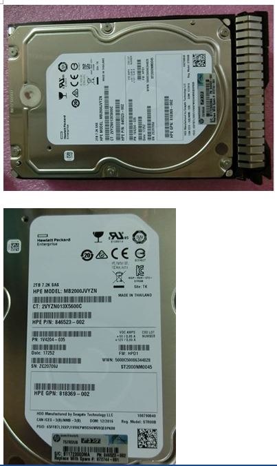 HPE 2 TB Hard Drive - 3.5" Internal - SAS (12Gb/s SAS)