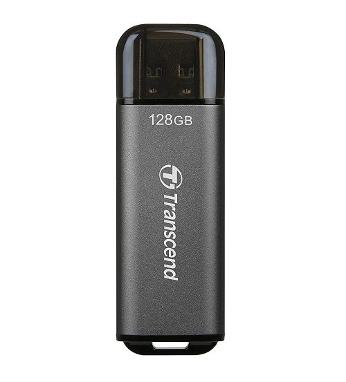 Transcend JetFlash 920 128 GB USB 3.2 (Gen 1) Type A Flash Drive - Space Gray