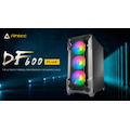 Antec DF600 Flux High Airflow, Atx, Tempered Glass With 3X Argb Fants In Front, 1X Rear, 1X Psu Shell (Reverse Fan Blade) Gaming Case