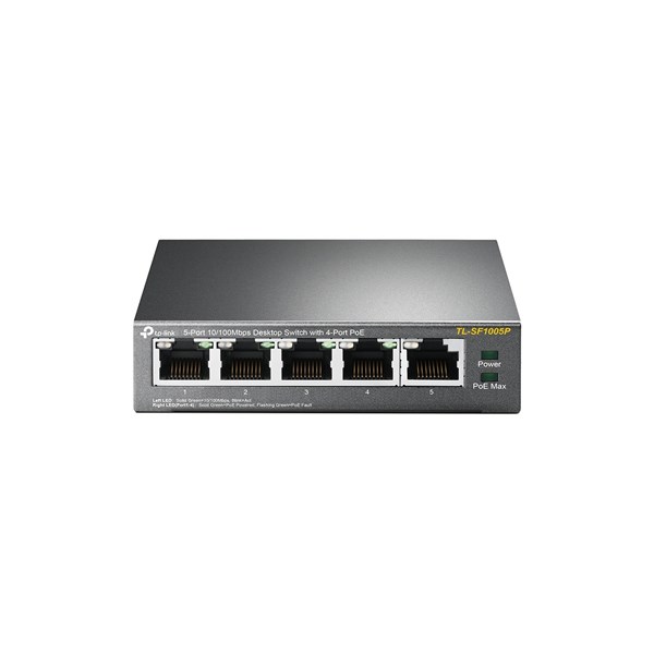 TP-Link TL-SF1005P 5-Port 10/100Mbps Desktop Switch With 4-Port PoE