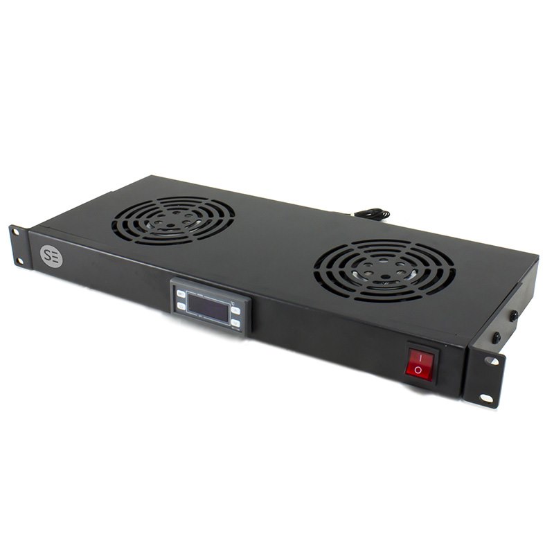 Serveredge 2 Way Fan Kit With Thermostat - 1Ru Rack Mountable