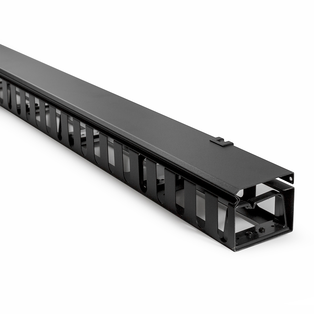Serveredge 42Ru Vertical Cable Manager With Finger Ducts For 800MM Wide Cabinets - Black Colour