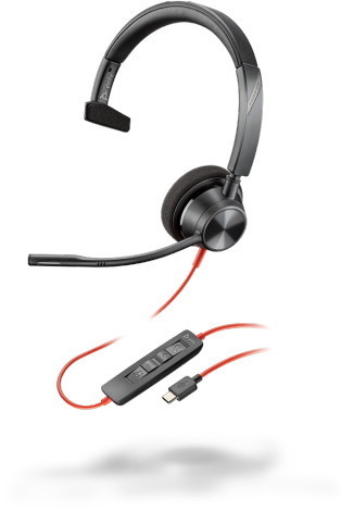 Plantronics Pla HDS Blackwire-3310-Uc-Mono