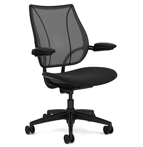 Humanscale HMS Acc Chair-Liberty-Adj-Arm-Blk