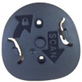 Zebra Mounting Bracket for Bar Code Scanner - Midnight Black